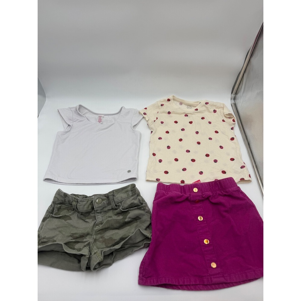 Girls Clothing lot size 7/8 Old Navy Camo Shorts Justice Top matching sets